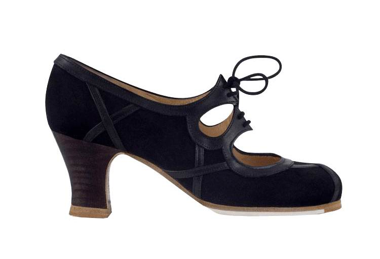 Barroco cordones. Chaussures de flamenco personnalisées Begoña Cervera
